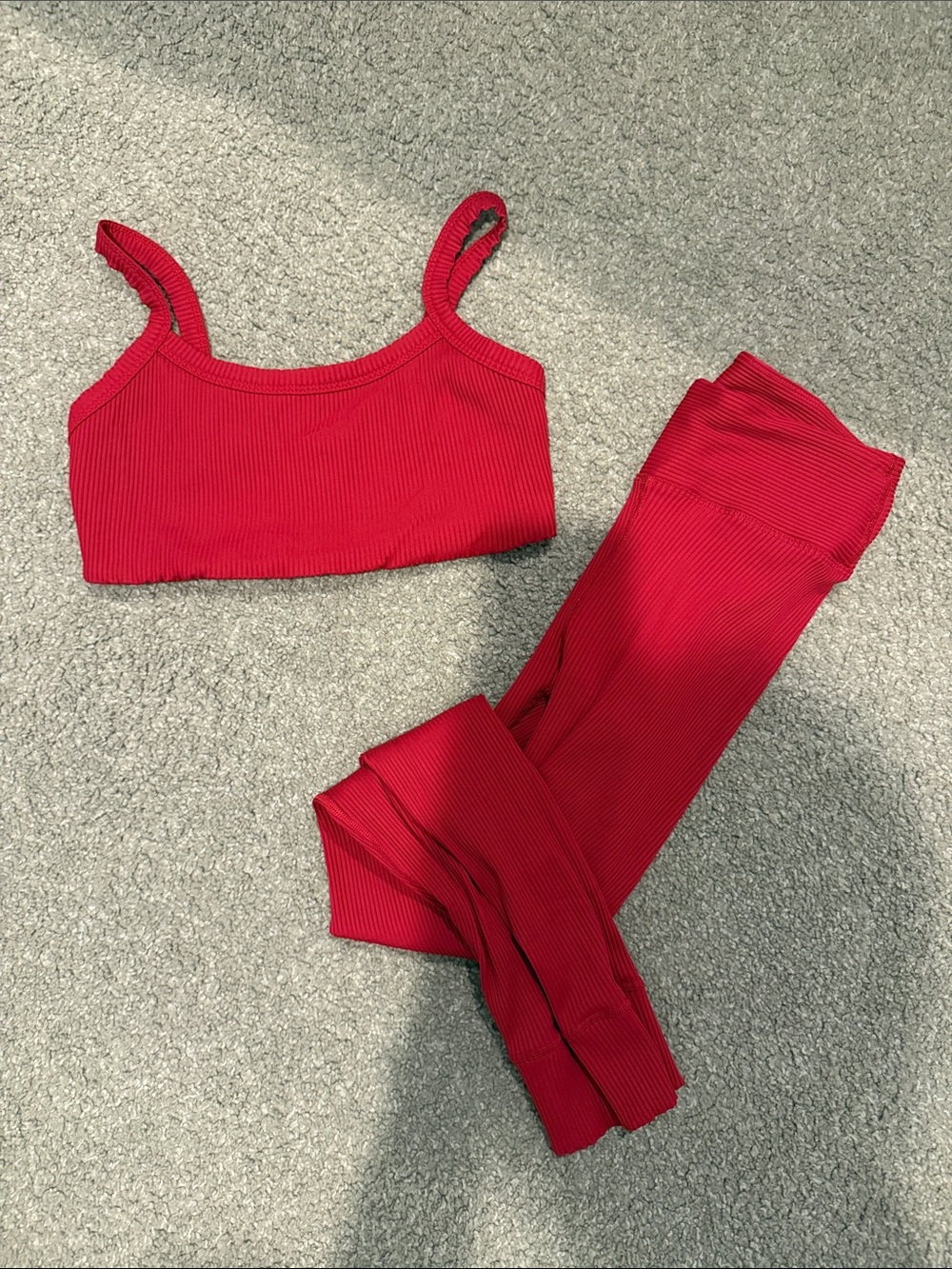 Year of Ours Ribbed Sports Bra & Leggings Set